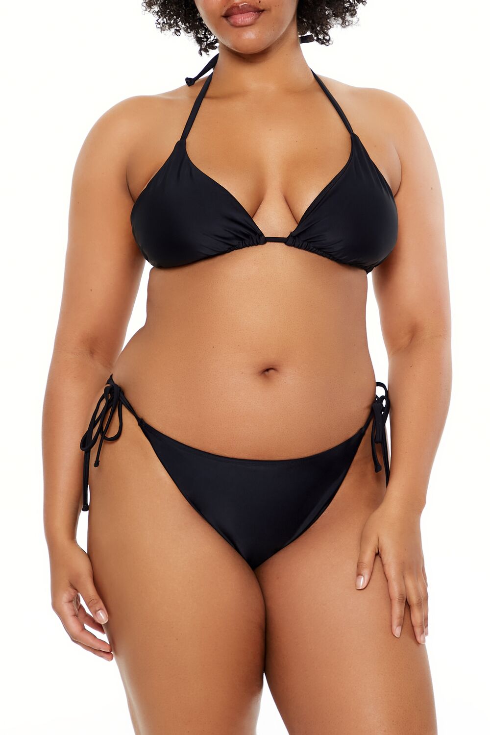Plus Size String Bikini Bottoms - Forever 21