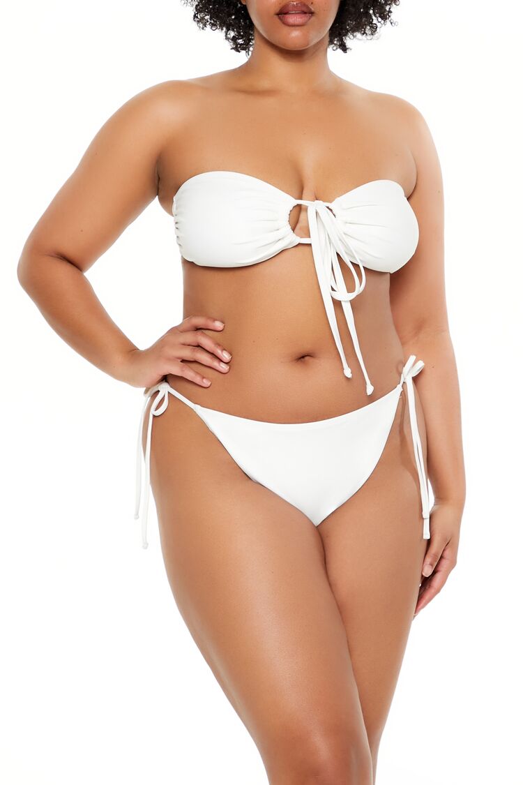 Plus Size String Bikini Bottoms - Forever 21