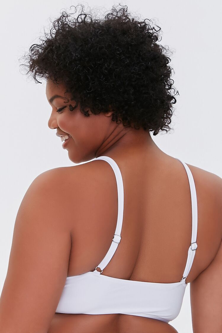 Plus Size Ruched Bikini Top - Forever 21
