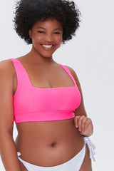 Plus Size Square-Neck Bikini Top - Forever 21