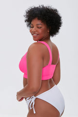 Plus Size Square-Neck Bikini Top - Forever 21