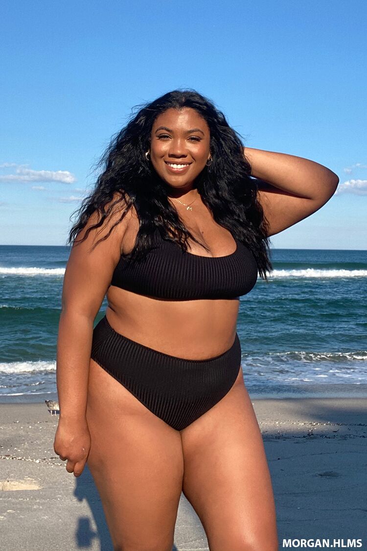 Plus Size Ribbed Bikini Top - Forever 21