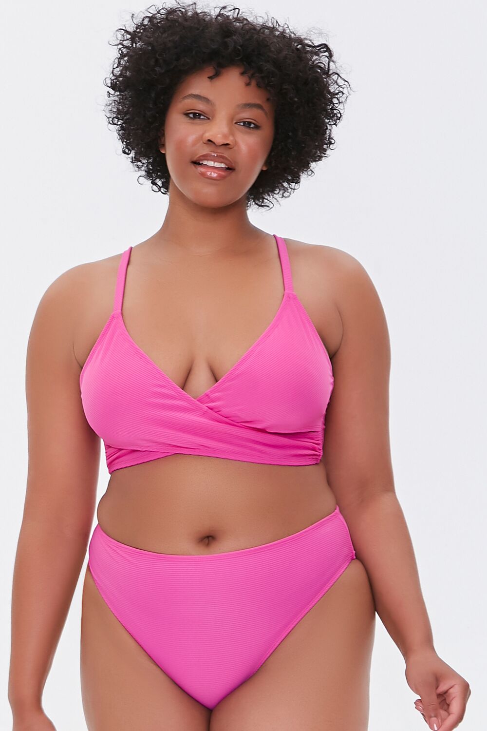 Plus Size Cheeky Bikini Bottoms - Forever 21