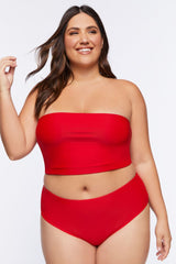 Plus Size Cheeky Bikini Bottoms - Forever 21
