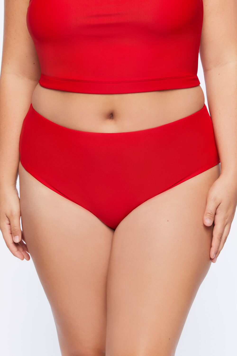 Plus Size Cheeky Bikini Bottoms - Forever 21