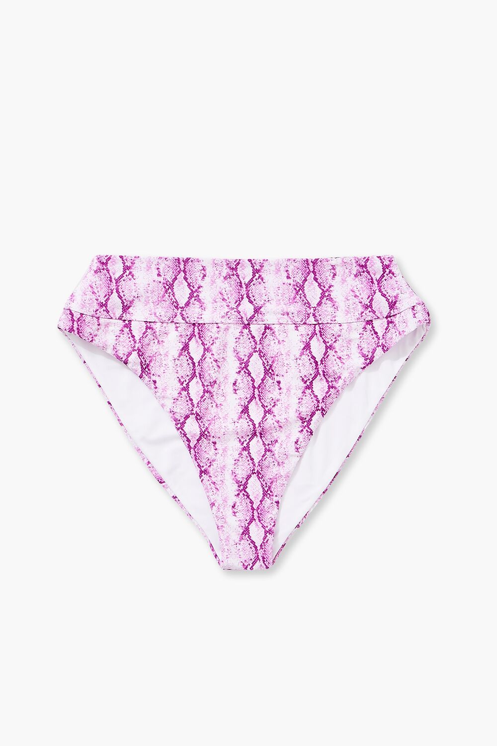 Plus Size Snake Print Bikini Bottoms - Forever 21