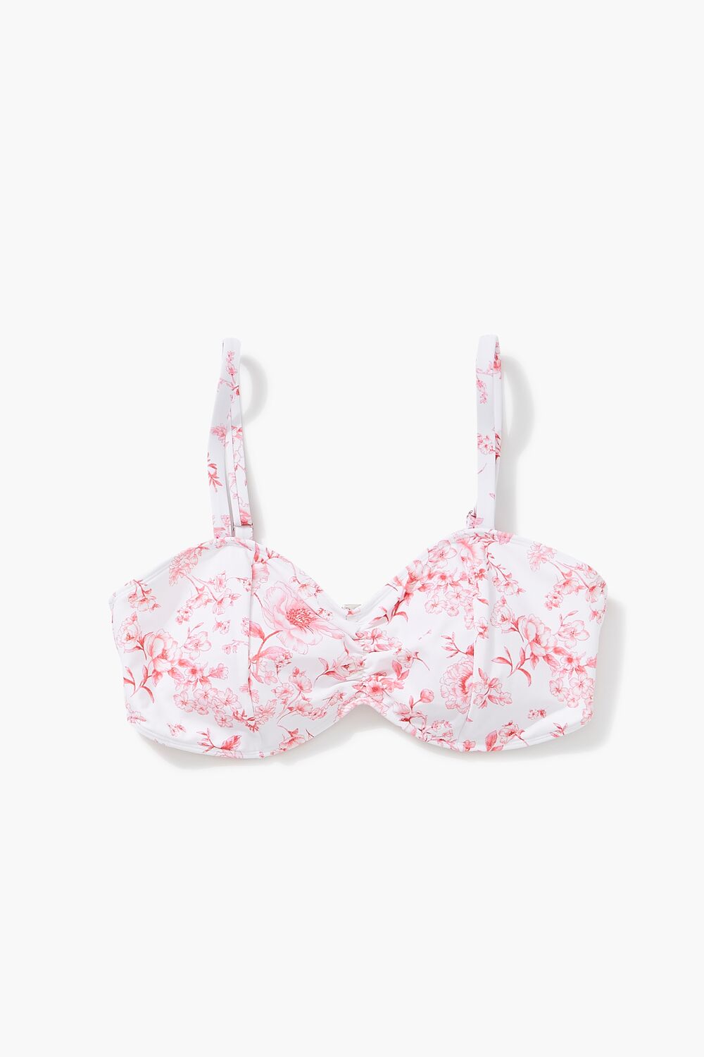 Plus Size Floral Print Bralette Bikini Top - Forever 21