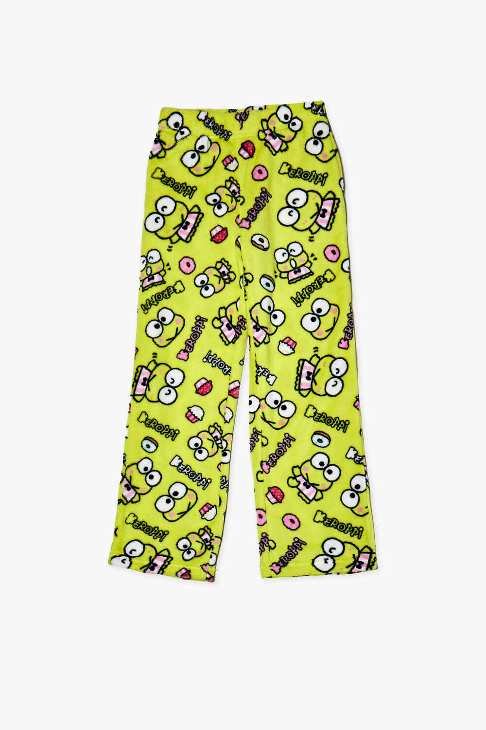 Girls Hello Kitty & Friends Keroppi Fleece Pajama Pants (Kids) - Forever 21