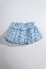 Girls Tiered Gingham & Floral Skirt - Forever 21