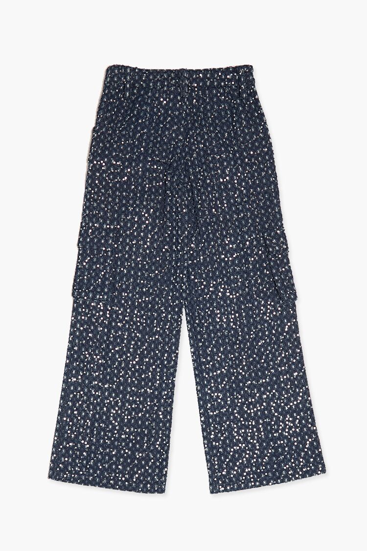 Girls Tweed Cargo Pants (Kids) - Forever 21