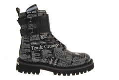 Newsprint Boot with Ankle Monk Straps - Forever 21