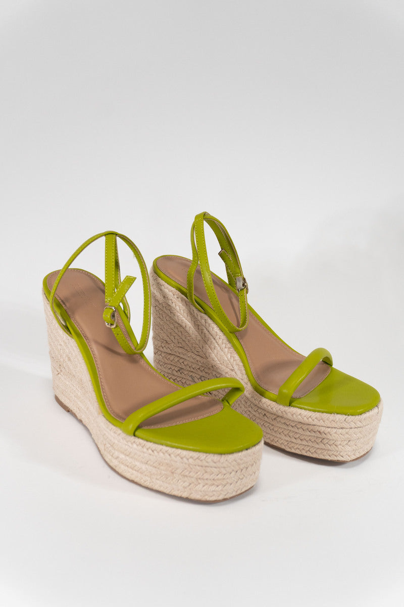 Strappy Wedge Sandals - Forever 21