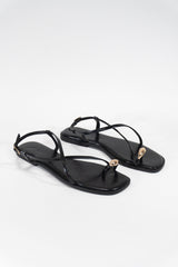 Crisscross Toe-Ring Sandals - Forever 21
