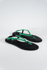 Braided Strap Faux Leather Flip-Flops - Forever 21