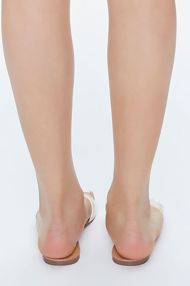 Faux Leather Slip-On Sandals - Forever 21