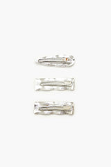 Hammered Geo Hair Clip Set - Forever 21