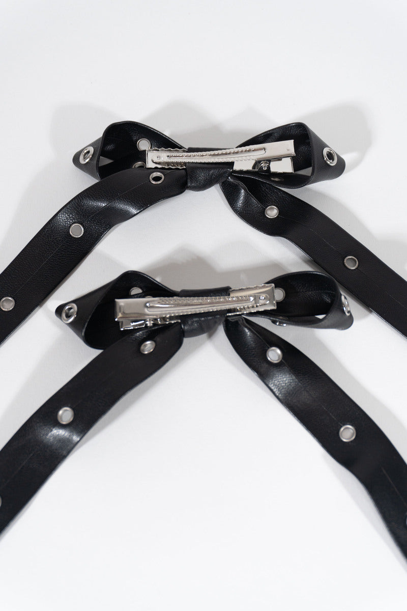 Accented Bow Hair Clips - Forever 21