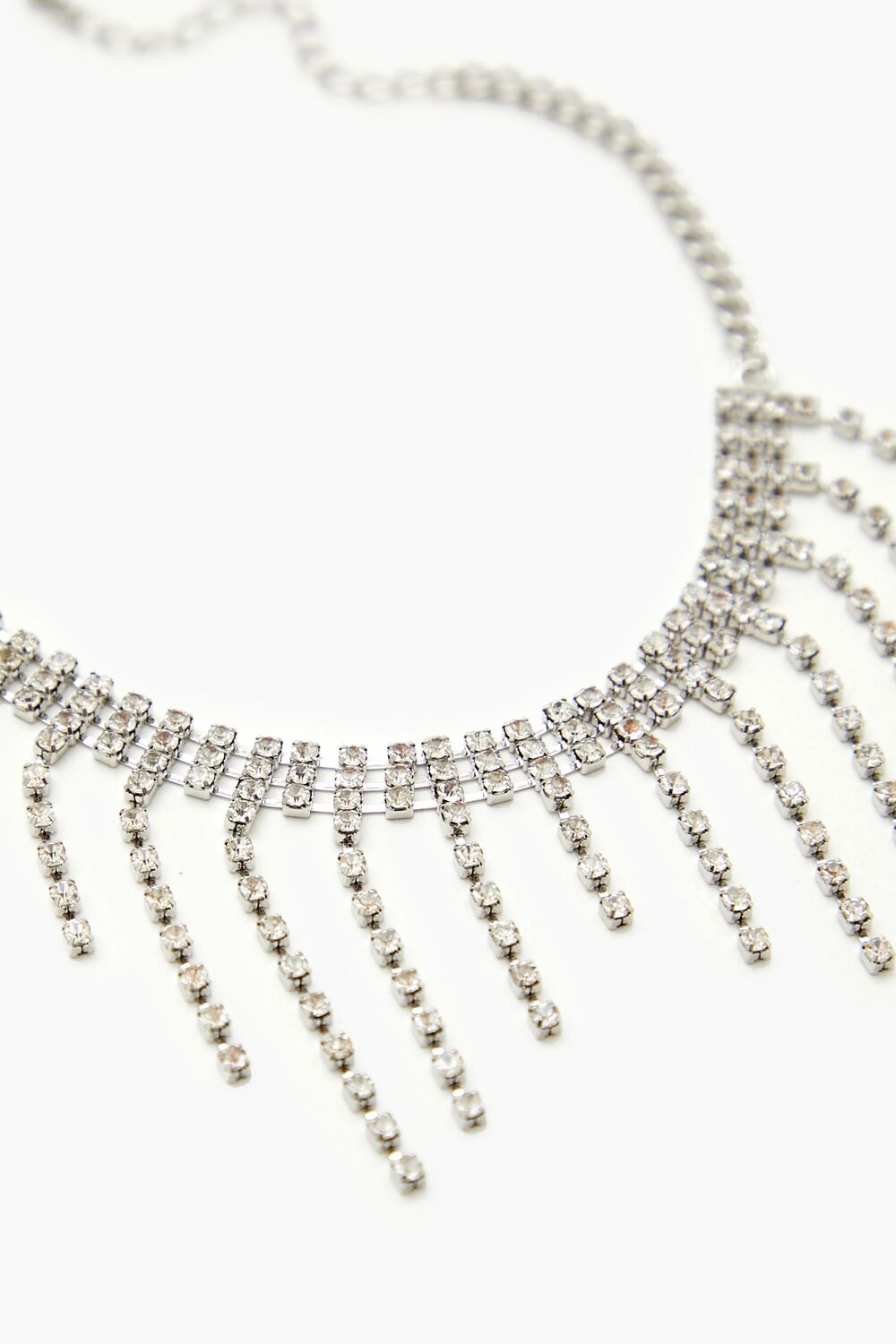 Rhinestone Fringe Anklet - Forever 21