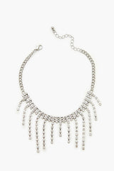 Rhinestone Fringe Anklet - Forever 21
