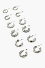 Assorted Hoop Earring Set - Forever 21