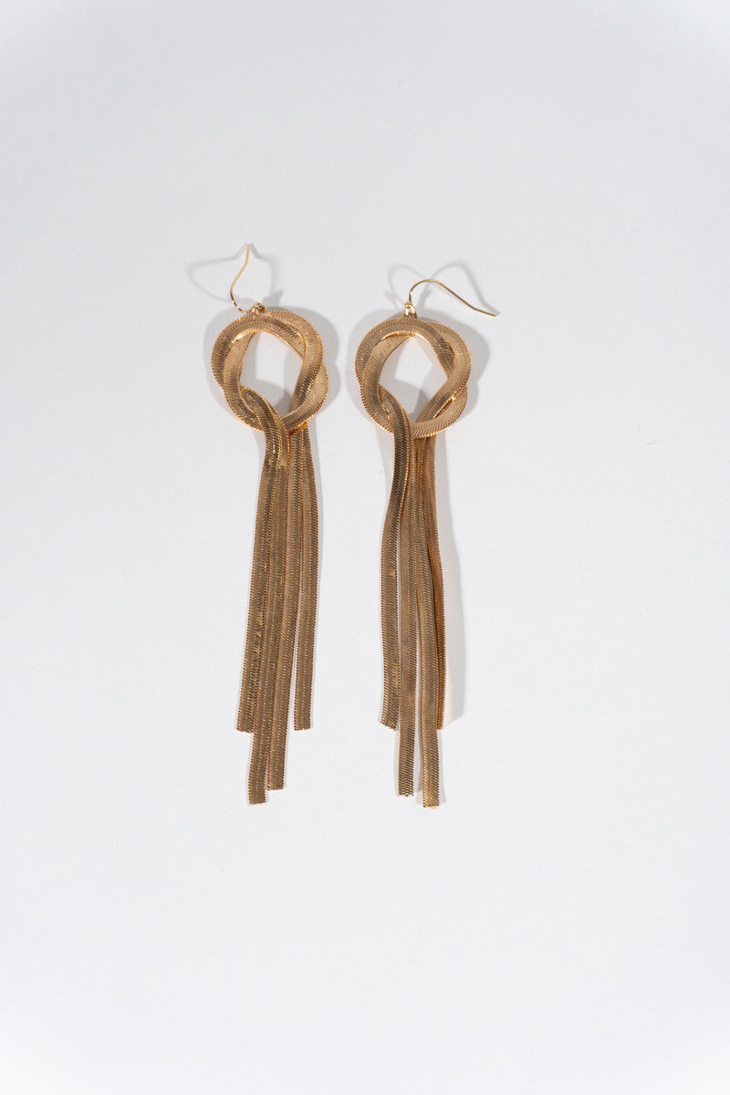 Gold Loop Cascade Dangle Earrings - Forever 21