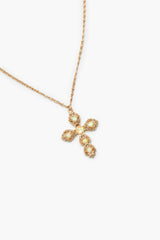 Iridescent Cross Pendant Necklace - Forever 21