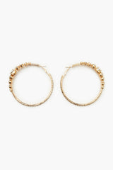 Rhinestone Omega Hoop Earrings - Forever 21