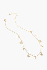 Rhinestone Cross Charm Necklace - Forever 21