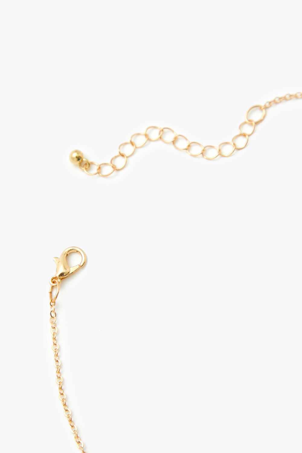 Rhinestone Cross Charm Necklace - Forever 21