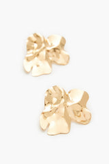 Hammered Abstract Drop Earrings - Forever 21