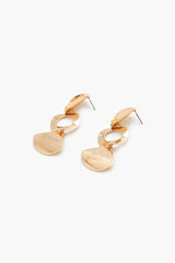 Tiered Geo Drop Earrings - Forever 21