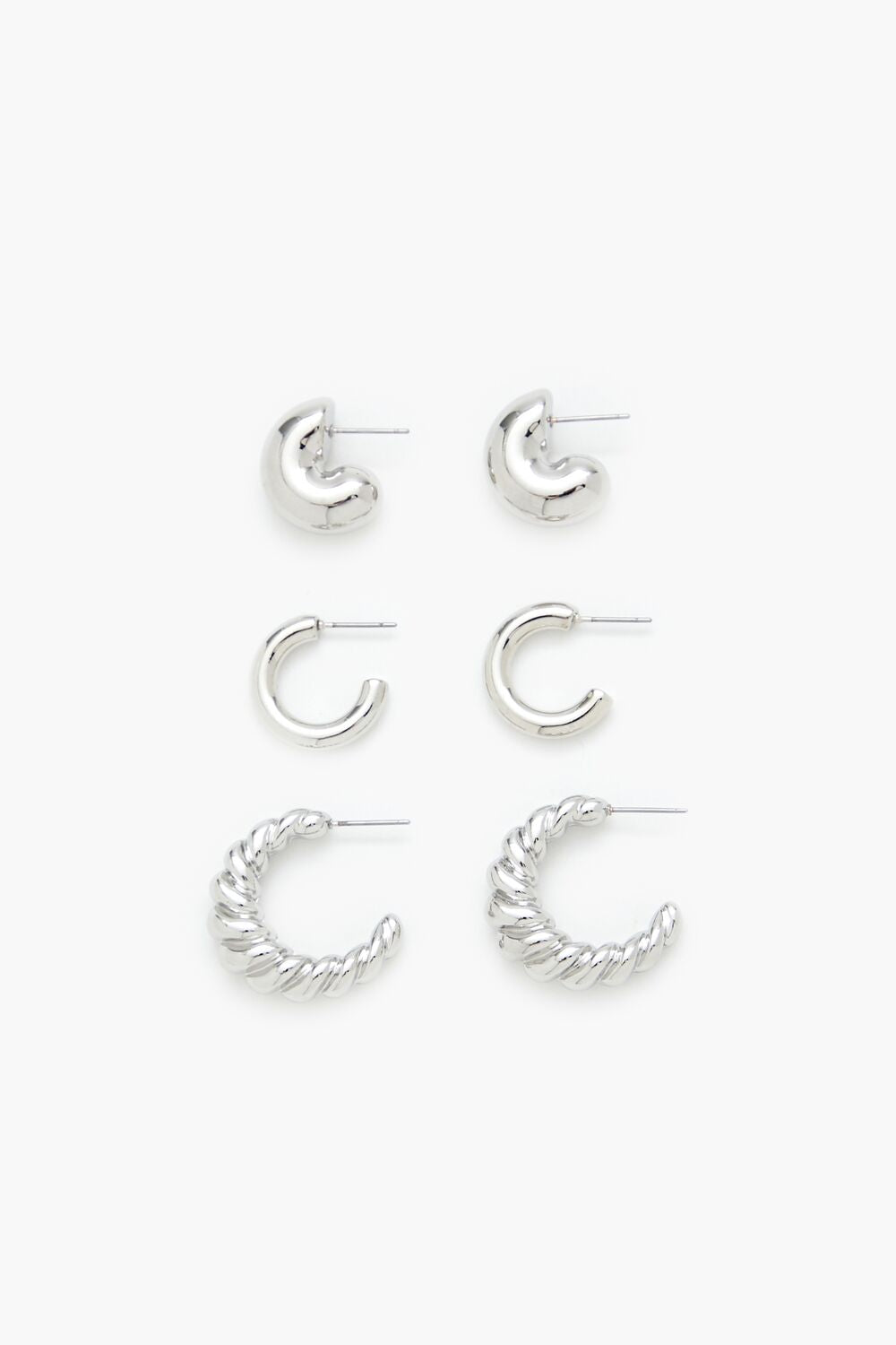 Twisted Hoop Earring Set - Forever 21
