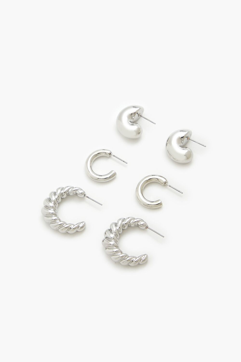 Twisted Hoop Earring Set - Forever 21