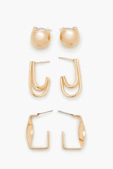 Geo Hoop Earring Set - Forever 21
