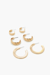Smooth Multi-Hoop Earring Set - Forever 21