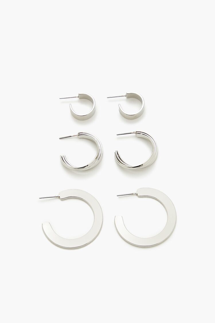 Smooth Multi-Hoop Earring Set - Forever 21