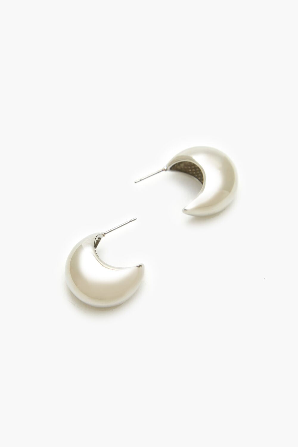 Smooth Geo Hoop Earrings - Forever 21