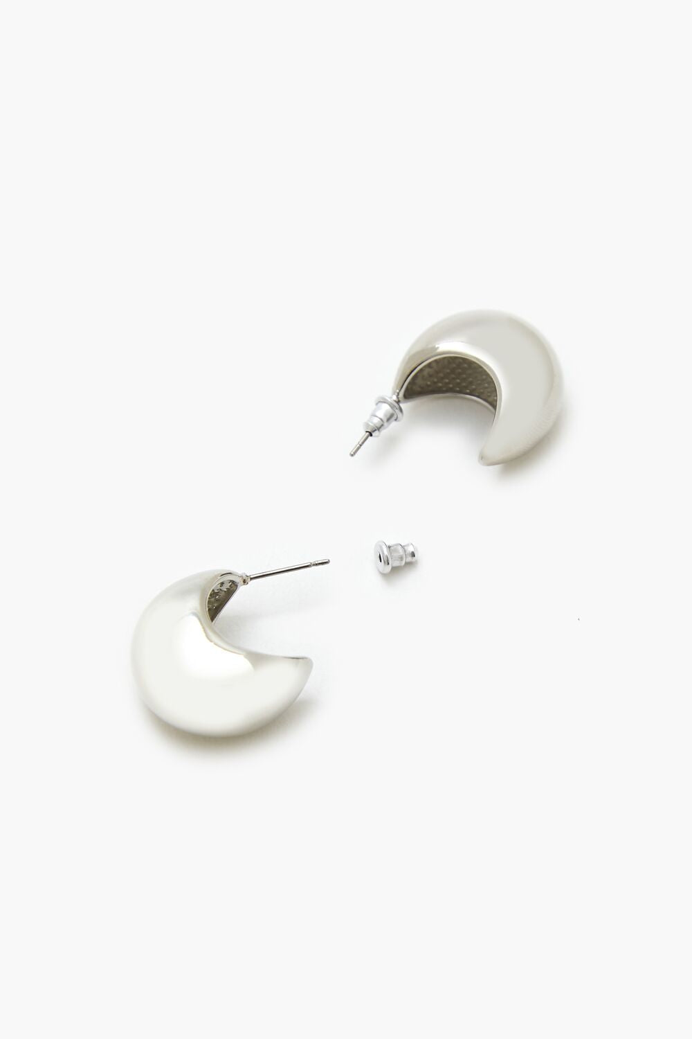 Smooth Geo Hoop Earrings - Forever 21