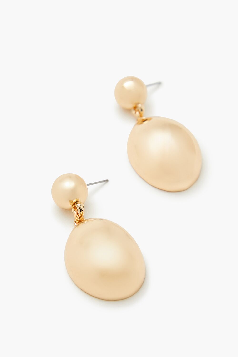 Tiered Oval Drop Earrings - Forever 21