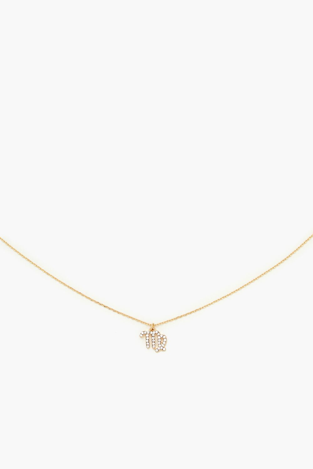 Rhinestone Zodiac Charm Necklace - Forever 21