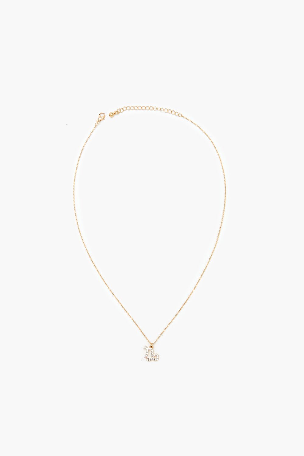 Rhinestone Zodiac Charm Necklace - Forever 21