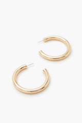 Smooth Hoop Earrings - Forever 21