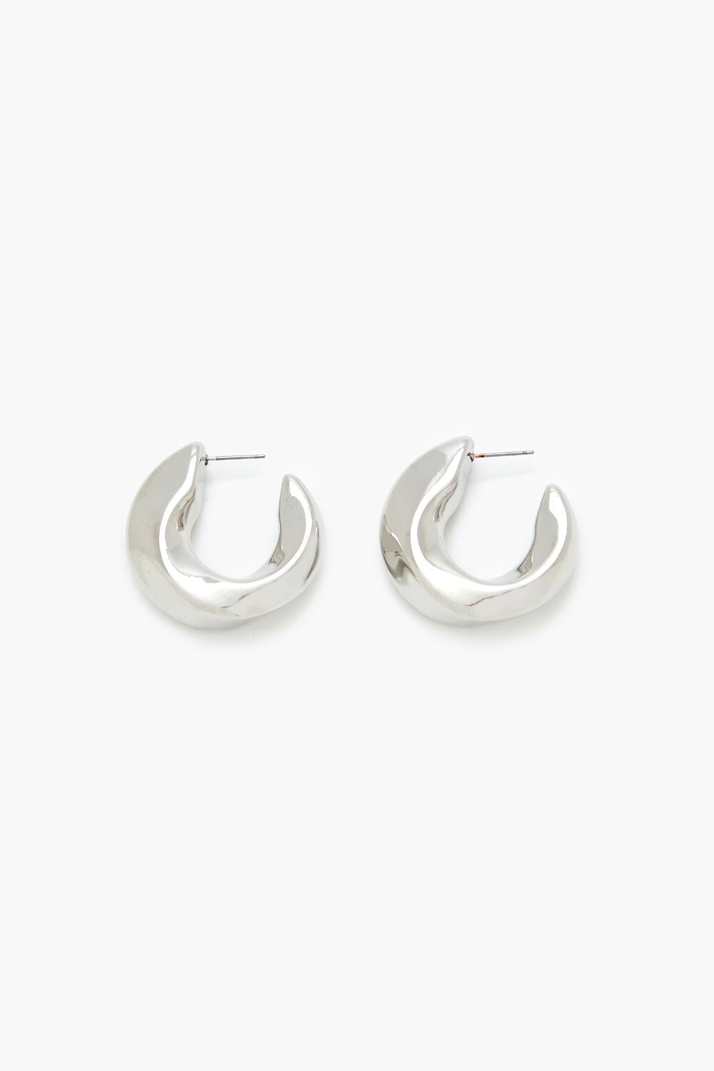 Twisted Hoop Earrings - Forever 21