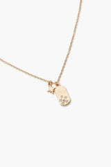 Star & Dog Tag Charm Necklace - Forever 21