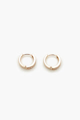 Rhinestone Hoop Earrings - Forever 21
