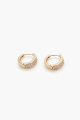 Rhinestone Hoop Earrings - Forever 21