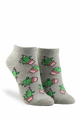 Cactus Print Ankle Socks - Forever 21