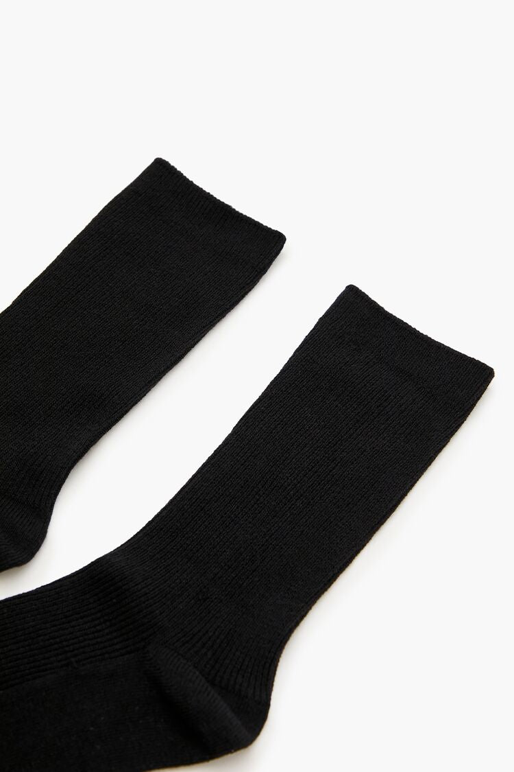 Ribbed Crew Socks - Forever 21