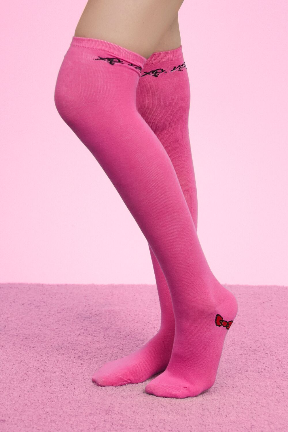 XO Kitty Hello Kitty Knee-High Socks - Forever 21