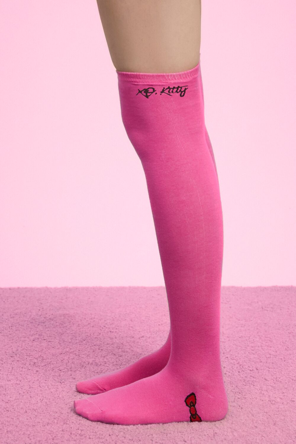 XO Kitty Hello Kitty Knee-High Socks - Forever 21